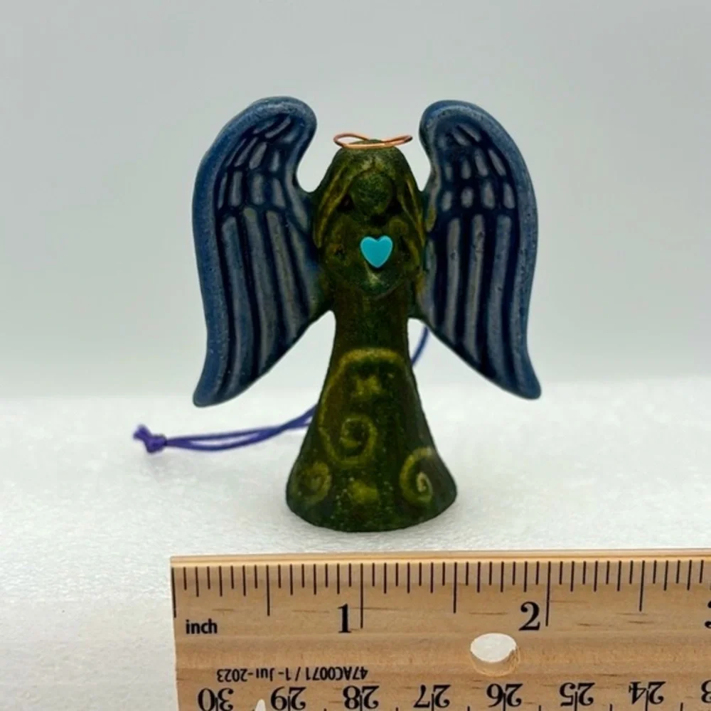 Raku Angel Art Pottery